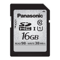 Panasonic RP-SDUT32GAK Bedienungsanleitung