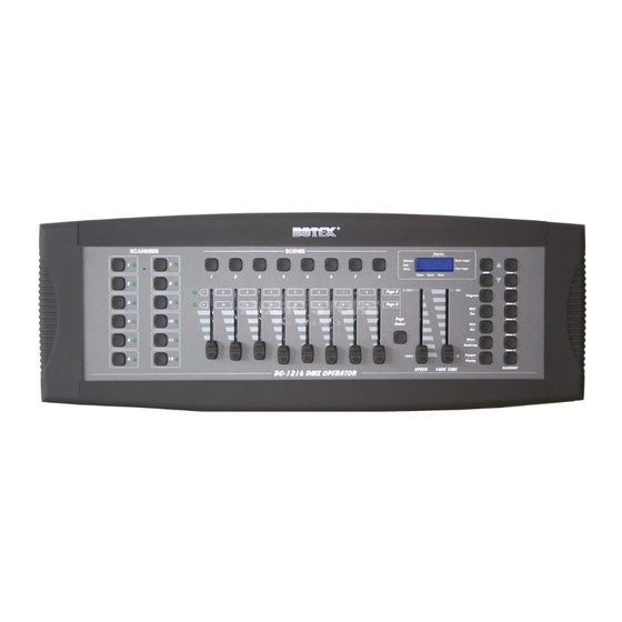 Botex DMX Operator DC-1216 Bedienungsanleitung