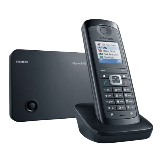 Gigaset E491 Bedienungsanleitung