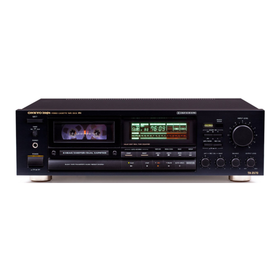 Onkyo TA-2570 Bedienungsanleitung