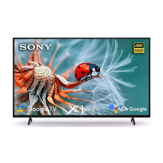 Sony BRAVIA KD-43X7K Serie Referenz-Anleitung