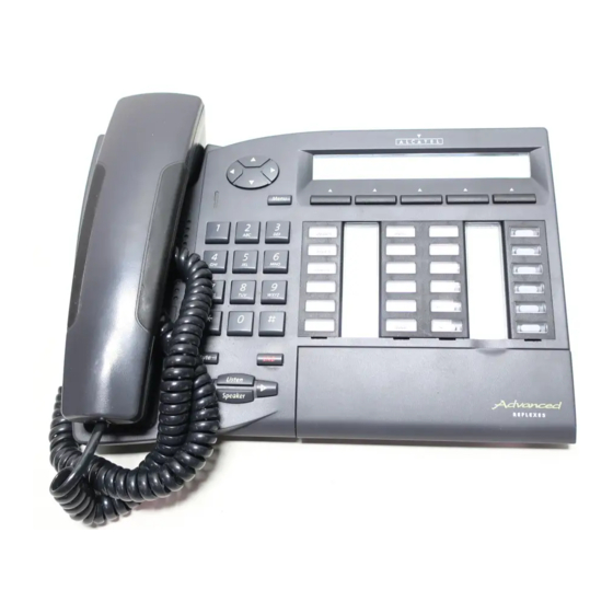 Alcatel Advanced REFLEXES Bedienungsanleitung