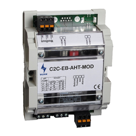 WURM C2C-EB-AHT-MOD Kurzanleitung