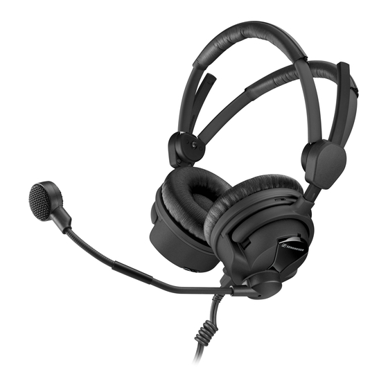 Sennheiser HMEC 26-2 Bedienungsanleitung