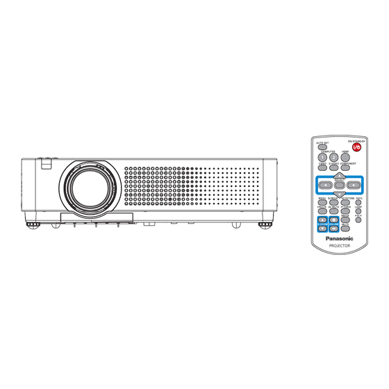 Panasonic PT-VW33OU Bedienungsanleitung
