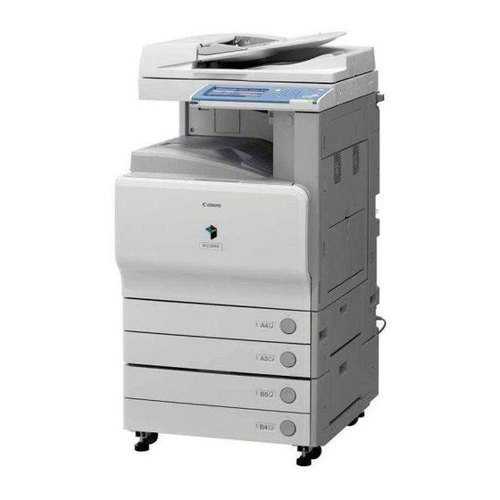 Canon iR C3580 Bedienungsanleitung