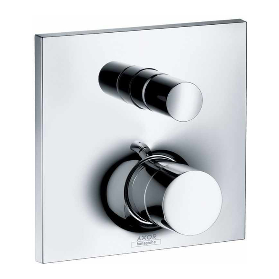 HANSGROHE AXOR Starck 10415 Serie Montageanleitung