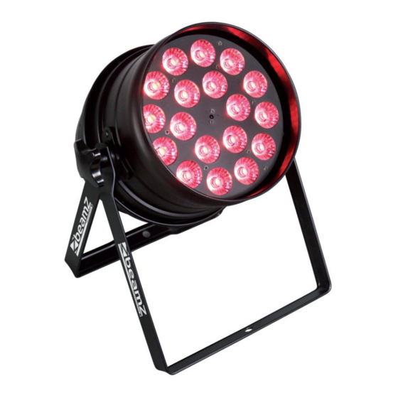 Beamz professional BPP205 PAR64 18x15W RGBWA Gebrauchsanleitung