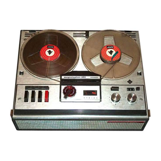 Telefunken M 203 Service