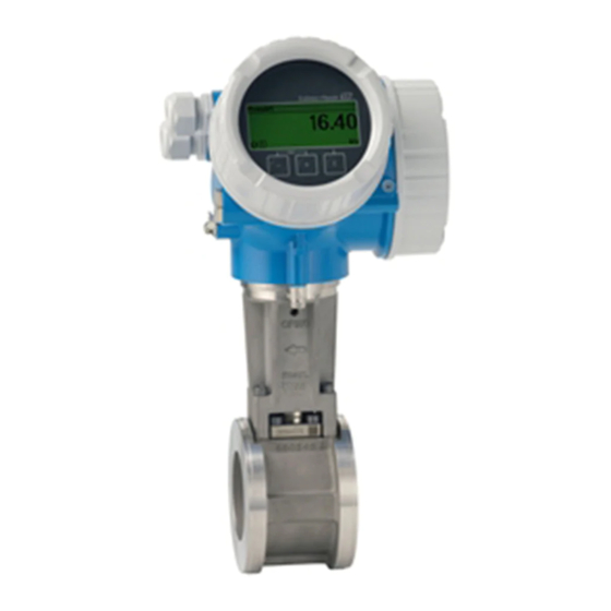 Endress+Hauser Proline Prowirl D 200 Kurzanleitung