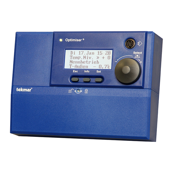 Tekmar Optimiser 2233 Bedienungsanleitung
