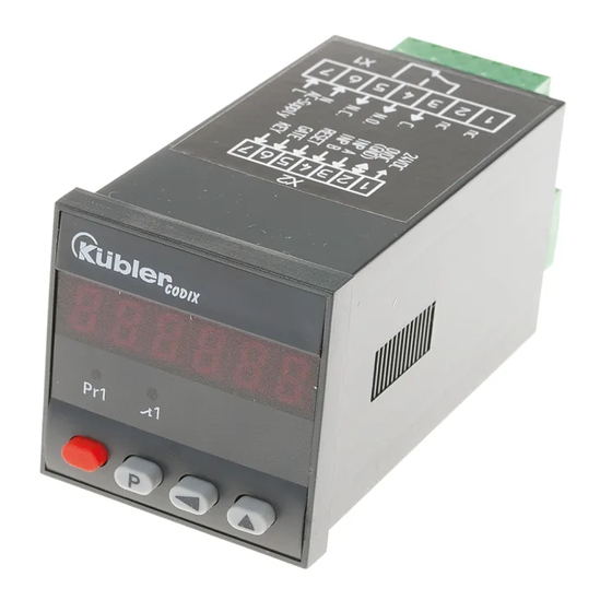 Kübler Codix 716 Bedienungsanleitung