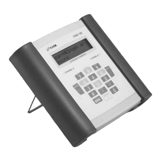 Flexim FLUXUS F601 Bedienungsanleitung