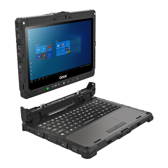 Getac K120 Benutzerhandbuch