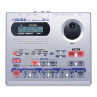 Boss DR-3 Dr.Rhythm Bedienungsanleitung