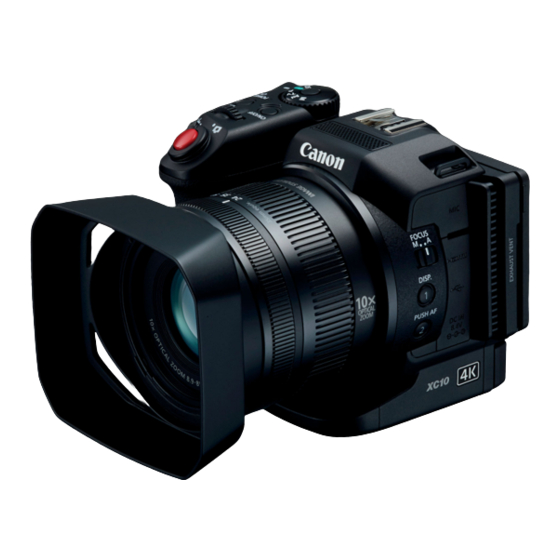 Canon XC10 Bedienungsanleitung