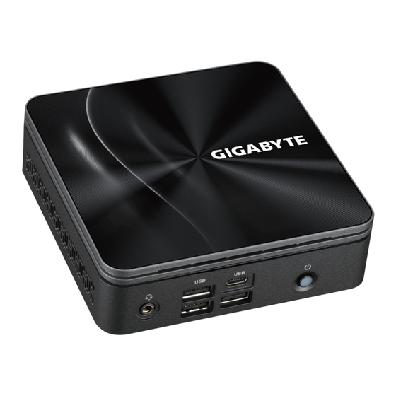 Gigabyte BRIX GB-BRR5-4500 Kurzanleitung
