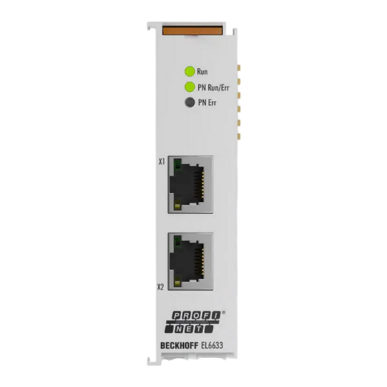 Beckhoff EL6633 Dokumentation