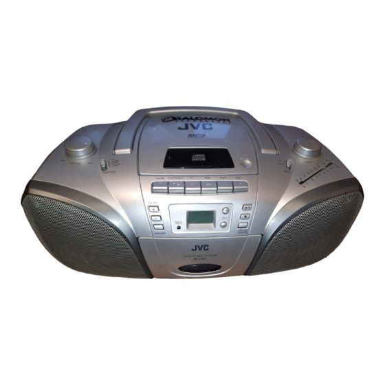 JVC RC-EZ53S Bedienungsanleitung