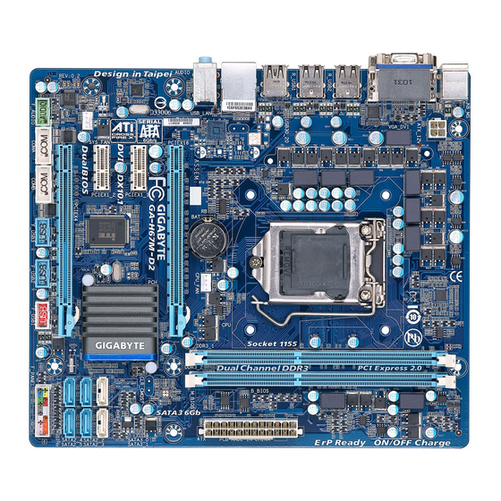 Gigabyte GA-H67M-D2 Benutzerhandbuch