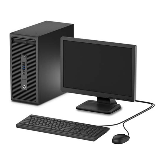 HP EliteDesk 705 G1 Microtower Hardware-Referenzhandbuch