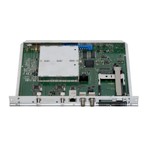 GSS HDTV 1000 MPTS Montageanleitung