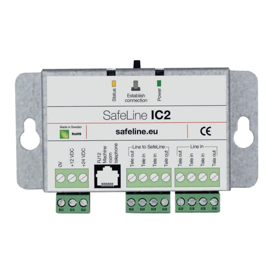 Safeline IC2 Installationsanleitung