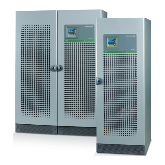 socomec Green Power 2.0 160 kVA Bedienungsanleitung