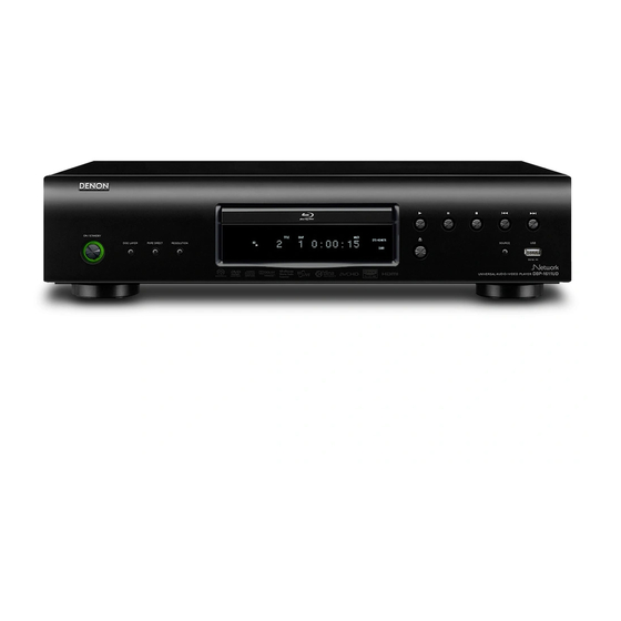 Denon DBP-1611UD Bedienungsanleitung