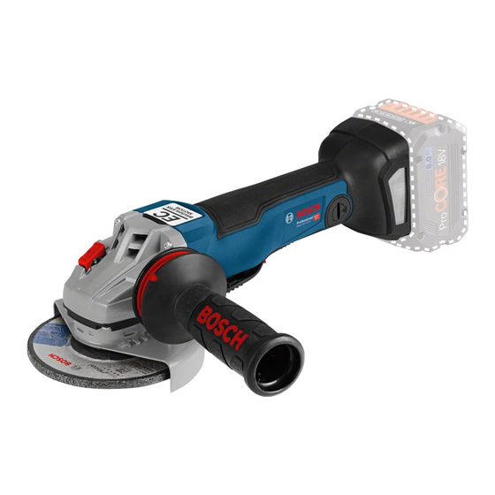 Bosch GWS 18V-10 PC Professional Originalbetriebsanleitung