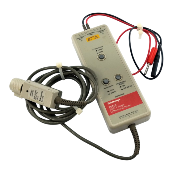 Tektronix P5210 Anleitung