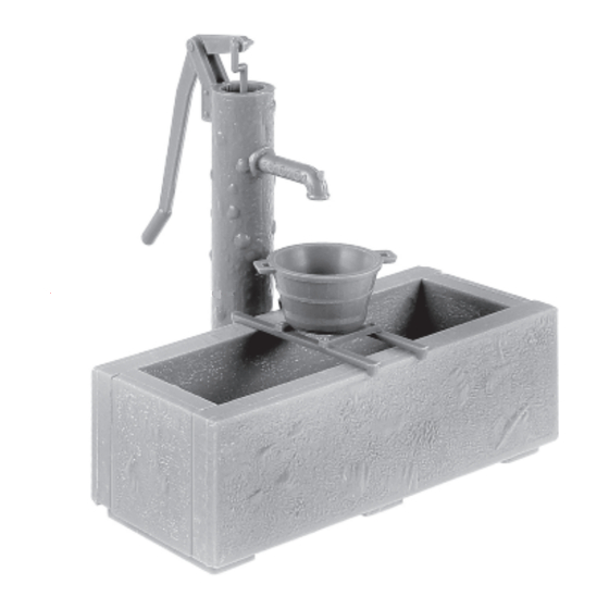 Faller 333212 Pumpbrunnen mit Wassertrog Anleitung