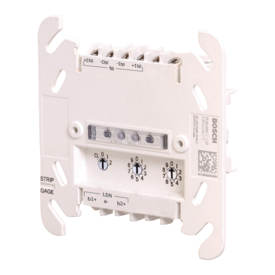 Bosch FLM-420-I2-D Installationsanleitung