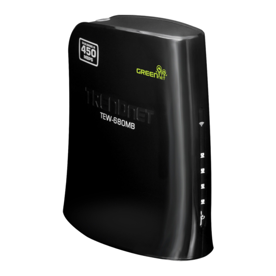 TRENDnet TEW-680MB Schnellinstallationsanleitung
