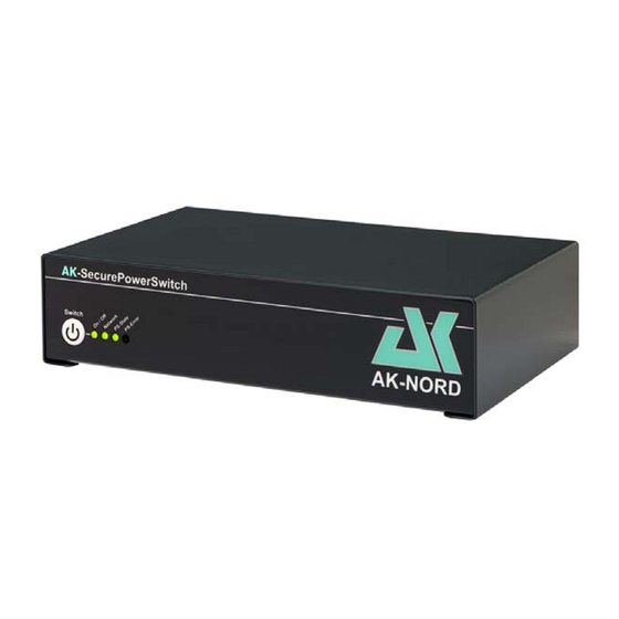 AK-Nord AK-SecurePowerSwitch Handbuch