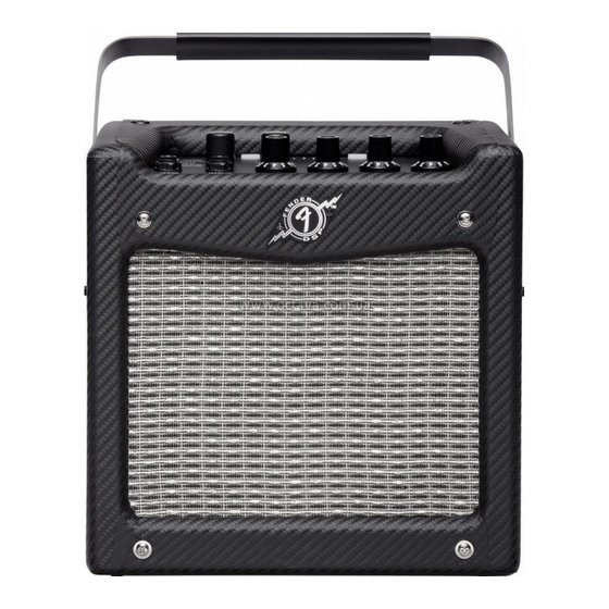 Fender MUSTANG MINI Schnellstartanleitung