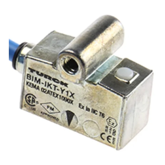 turck BIM-IKT-Y1X Betriebsanleitung