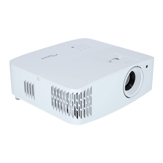 Optoma UHD35 Schnellstartanleitung
