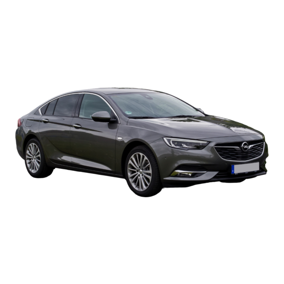 Opel Insignia Betriebsanleitung