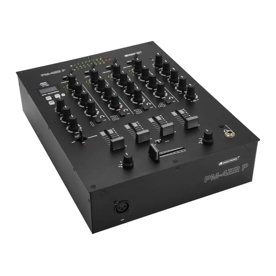 Omnitronic PM-422P Bedienungsanleitung