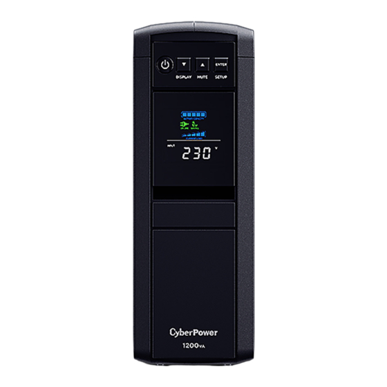 CyberPower CP1200EIPFCLCD Bedienungsanleitung