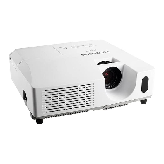 Hitachi CP-X2015WN Bedienungsanleitung