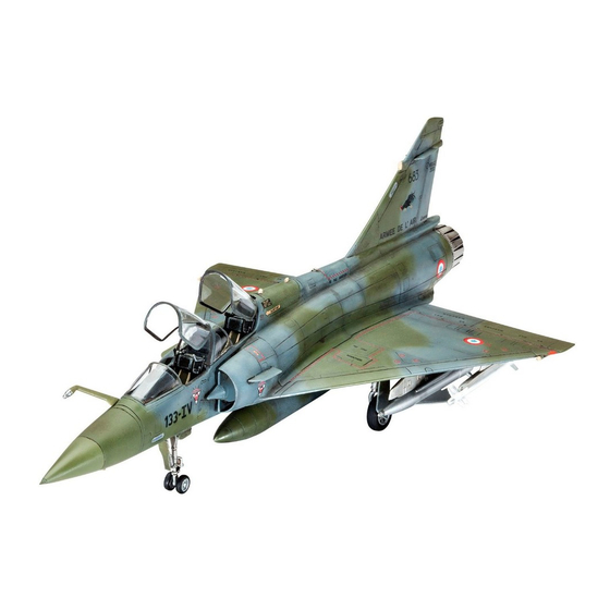 REVELL Dassault MIRAGE 2000D Bedienungsanleitung