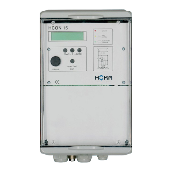 Homa HCON 15 Originalbetriebsanleitung