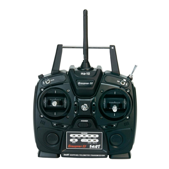 GRAUPNER mz-10 Handbuch