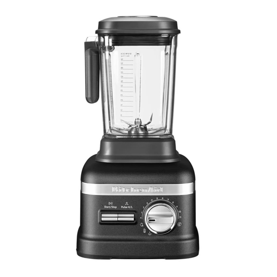 KitchenAid Power Plus 5KSB8270 Bedienungsanleitung