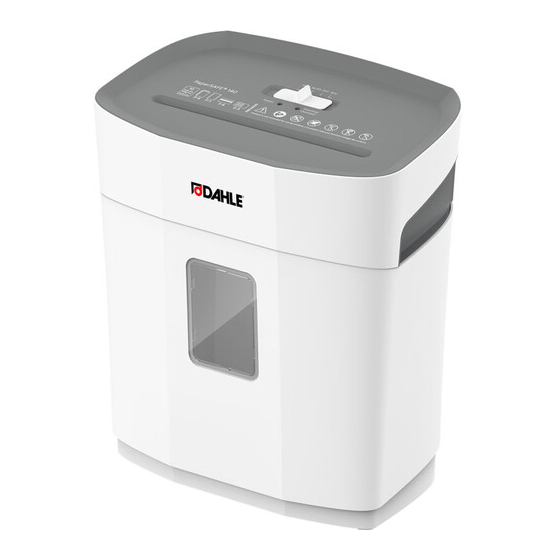 Dahle PaperSAFE PS 100 Original-Gebrauchsanleitung