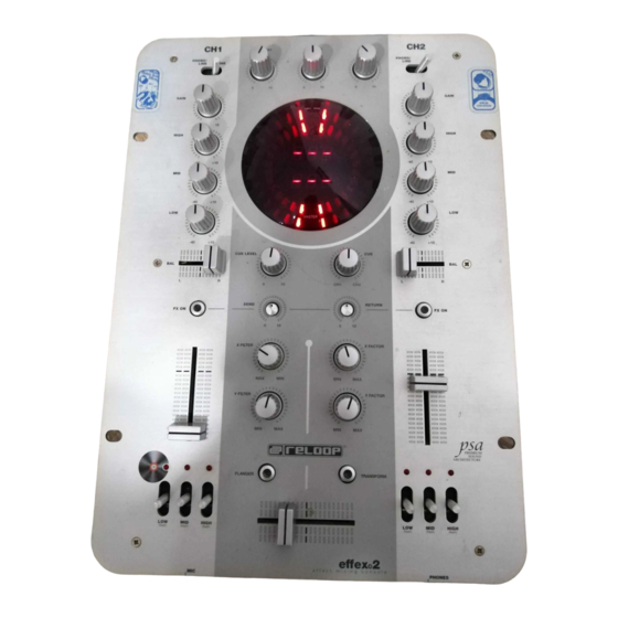 Reloop Effex 2 Bedienungsanleitung