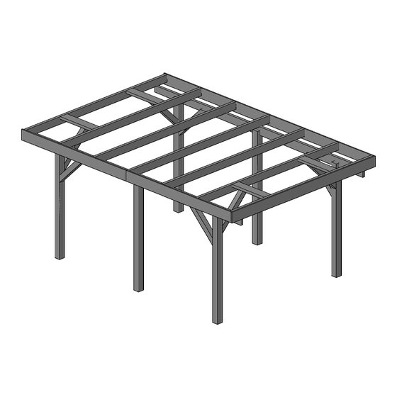 Mr. Gardener Einzel-Carport Bremen 1 Alu Montageanleitung