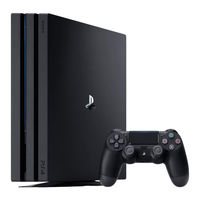 Sony PS4 Pro Anleitung